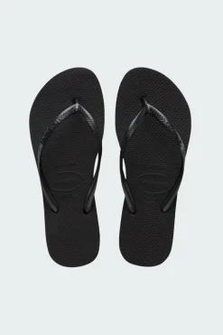 SLIM FLATFORM - Tongs | Noir