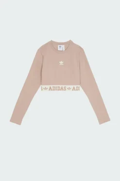 SLIM LS TEE - t-shirt | Marron