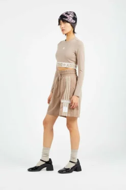 SLIM LS TEE - t-shirt | Marron