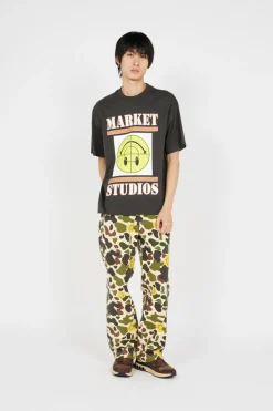 SMILEY FOCUS - T-shirt | Noir