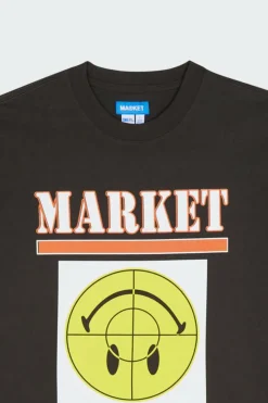 SMILEY FOCUS - T-shirt | Noir