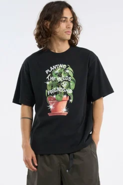 SMILEY SEEDS - T-shirt | Noir