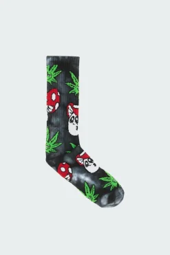 SOCKS GREEN BUDDY MUSHROOM TD - Chaussettes | Noir