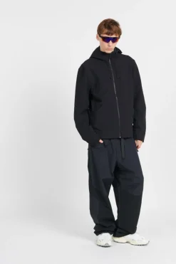 SOFT SHELL ADVANCED PANEL HOODED JACKET - Parka | Noir