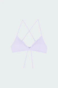 SOLID TRIANGLE CROSSBACK - Haut de bikini | Violet