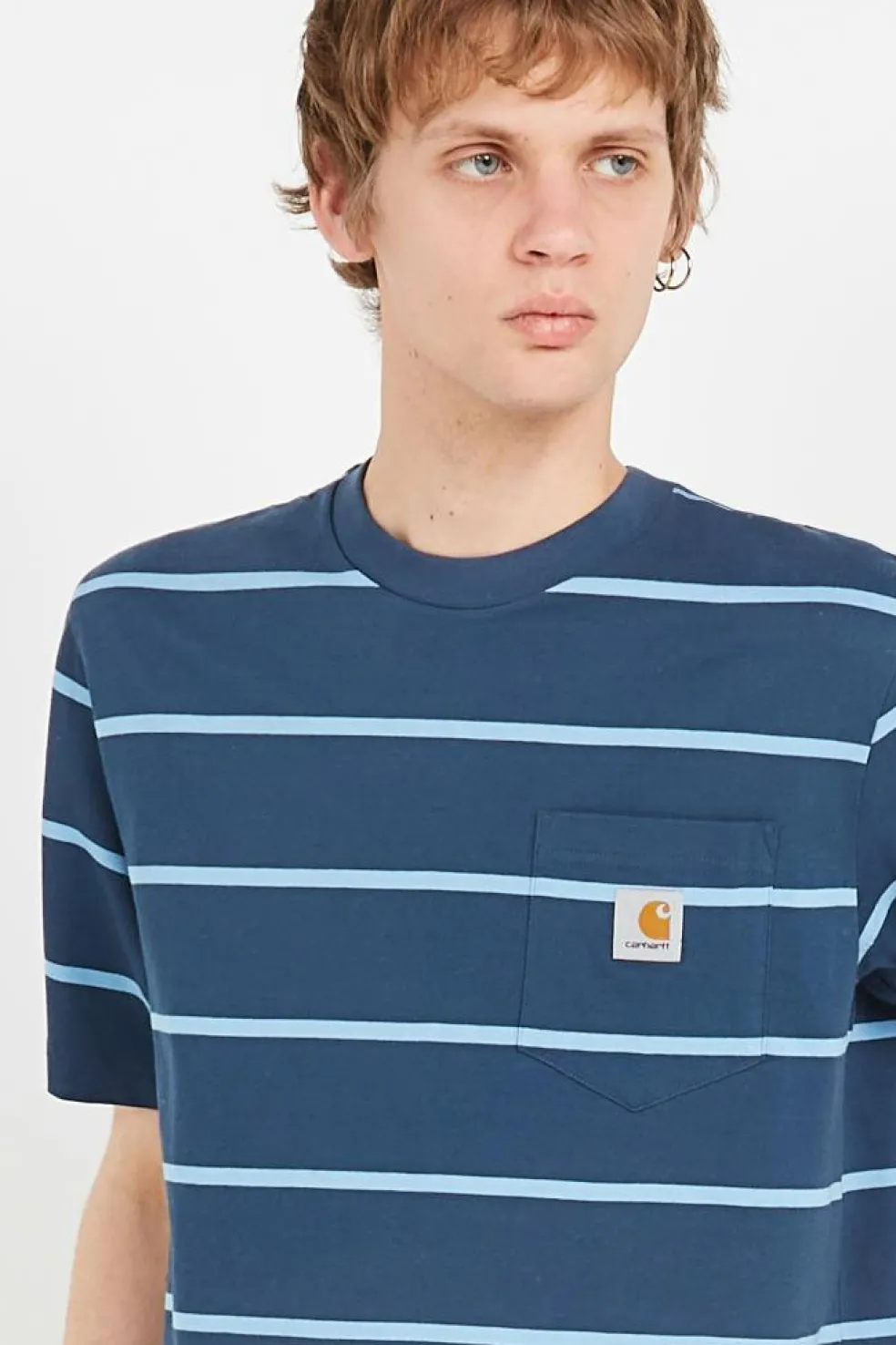S/S Aiken Pocket T-Shirt - T-shirt | Bleu
