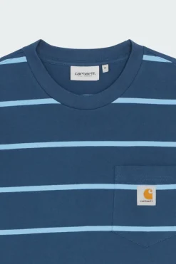 S/S Aiken Pocket T-Shirt - T-shirt | Bleu