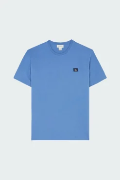 SS BADGE 30S JERSEY - T-shirt | Bleu