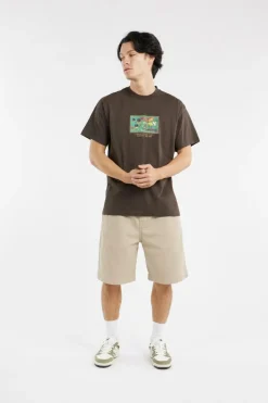 S/S Cream Of The Crop T-Shirt - T-shirt | Marron