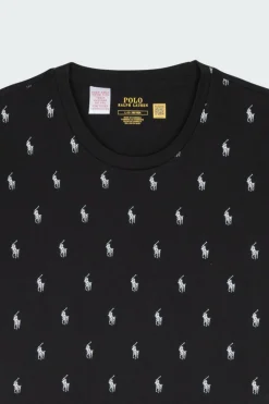 S/S CREW-SLEEP-TOP - Haut de pyjama | Noir