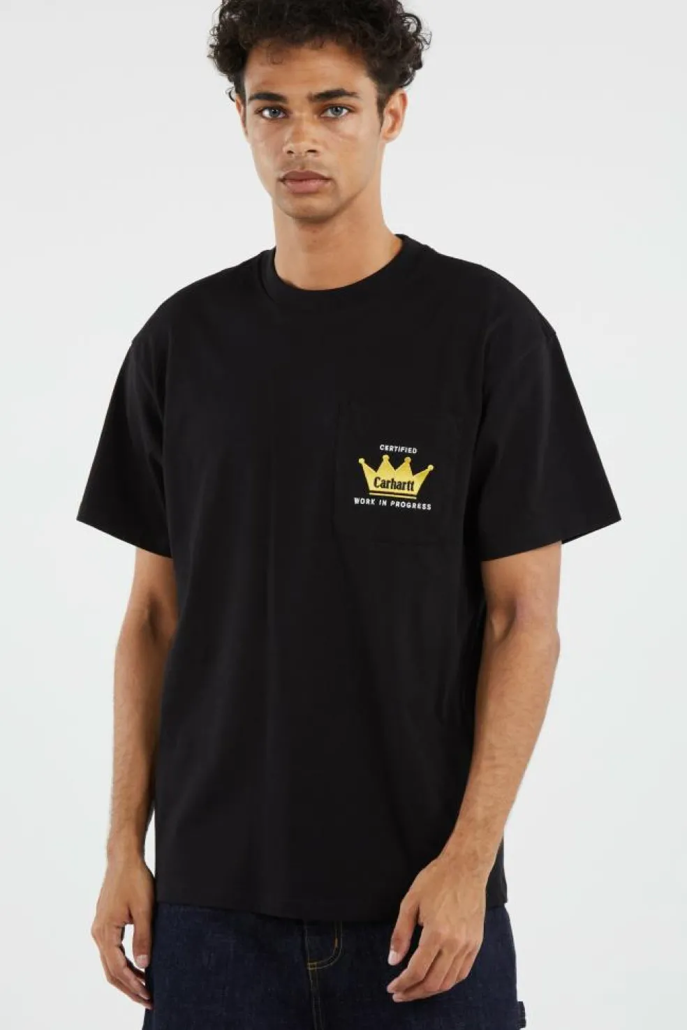 S/S Crown Pocket T-Shirt - T-shirt | Noir