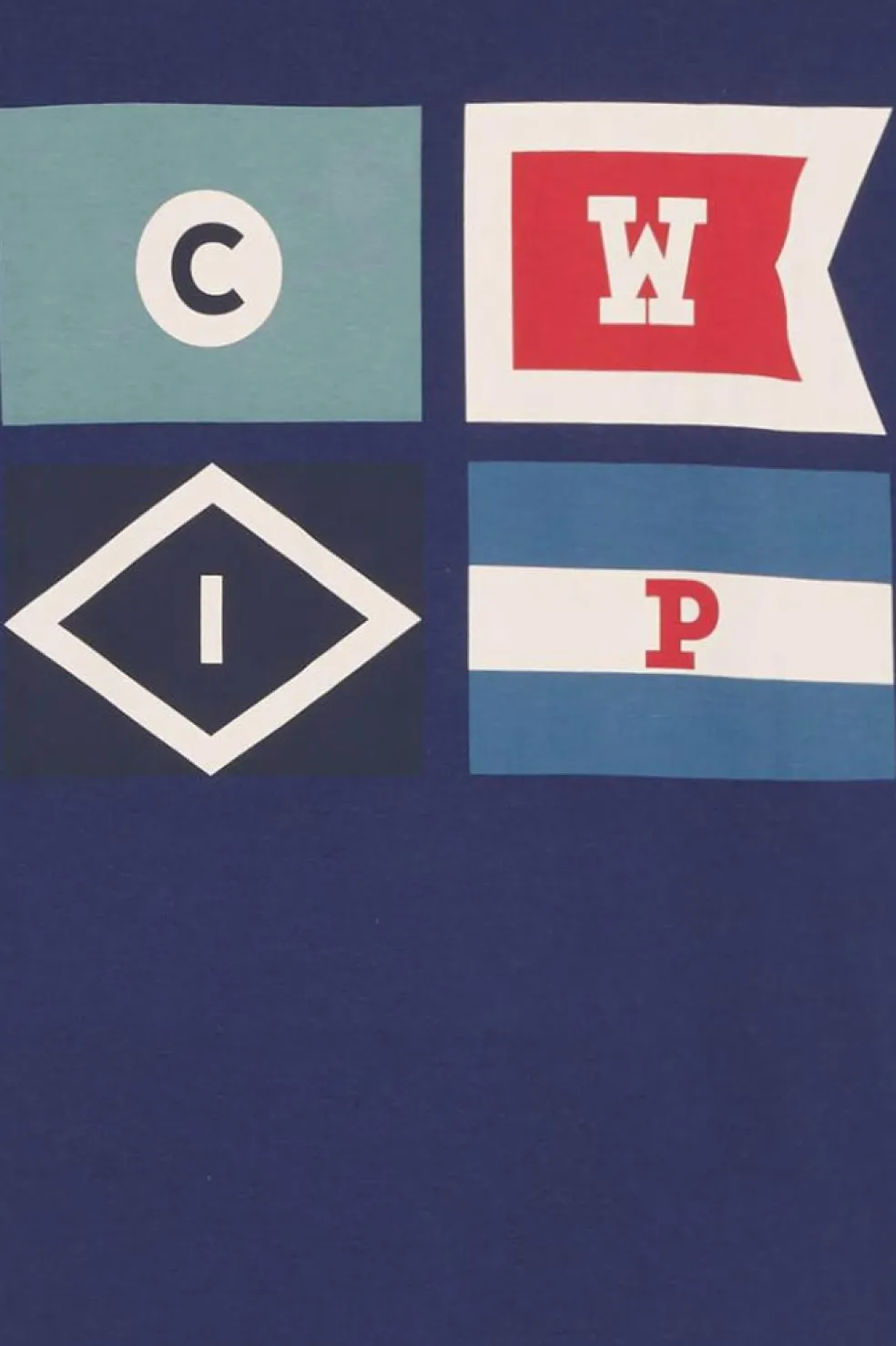 S/S Flags T-Shirt - T-shirt | Bleu