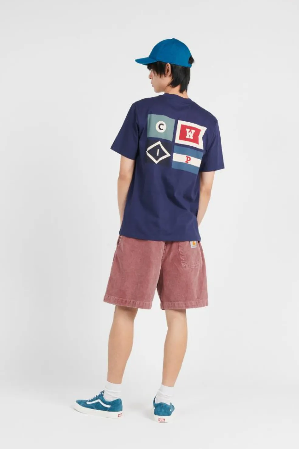 S/S Flags T-Shirt - T-shirt | Bleu