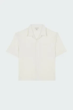 SS HD COTTON WAFFLE - Chemise | Blanc