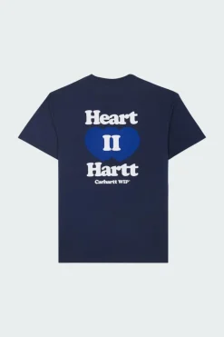 S/S Heart II Hartt T-Shirt - T-shirt | Bleu