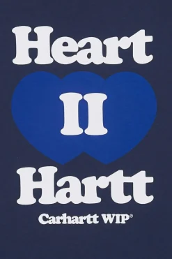 S/S Heart II Hartt T-Shirt - T-shirt | Bleu