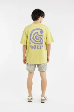 S/S Helix T-Shirt - T-shirt | Jaune