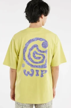 S/S Helix T-Shirt - T-shirt | Jaune