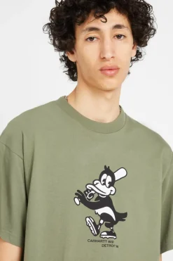 S/S Home Run T-Shirt - T-shirt | Kaki