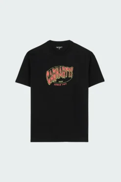 S/S Hot Script T-Shirt - T-shirt | Noir
