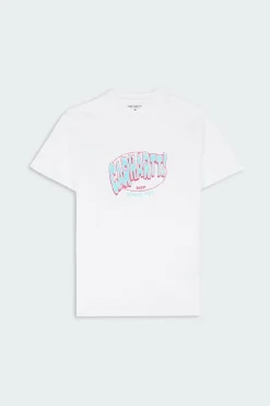 S/S Hot Script T-Shirt - T-shirt | Blanc