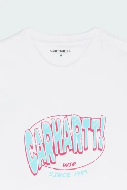 S/S Hot Script T-Shirt - T-shirt | Blanc