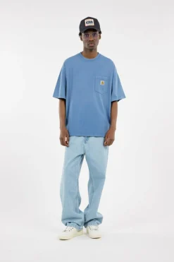 S/S Hudson Pocket T-Shirt - T-shirt | Bleu