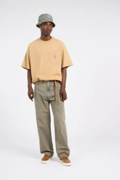 S/S Hudson Pocket T-Shirt - T-shirt | Beige