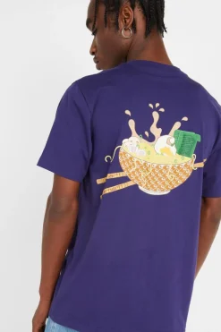 S/S Noodle Soup T-Shirt - T-shirt | Violet