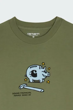 S/S Piggybank T-Shirt - T-shirt | Kaki