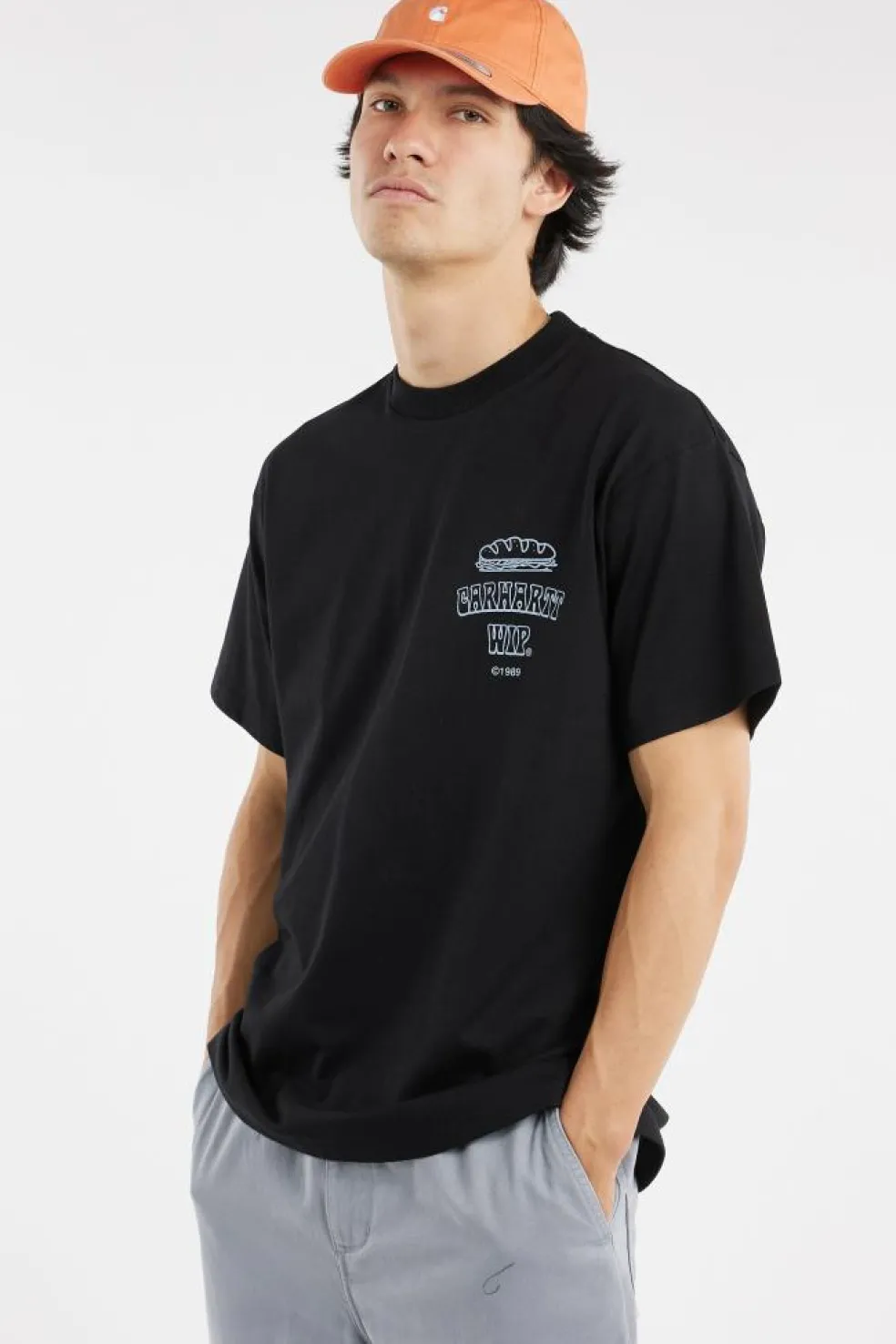 S/S Sandwich T-Shirt - T-shirt | Noir