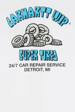 S/S Super Tired T-Shirt - T-shirt | Blanc