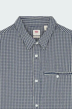 SS ZANDT CROPPED SHIRT - Chemise | Bleu