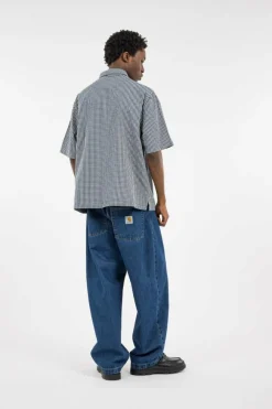 SS ZANDT CROPPED SHIRT - Chemise | Bleu