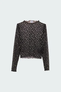 STAR FOIL - Top | Noir