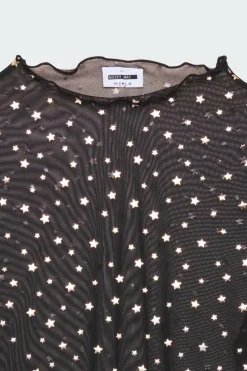 STAR FOIL - Top | Noir