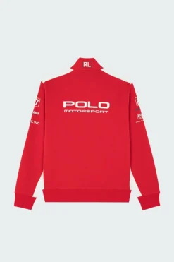 Stretch Double-Knit Graphic Track Jacket - Veste | Rouge