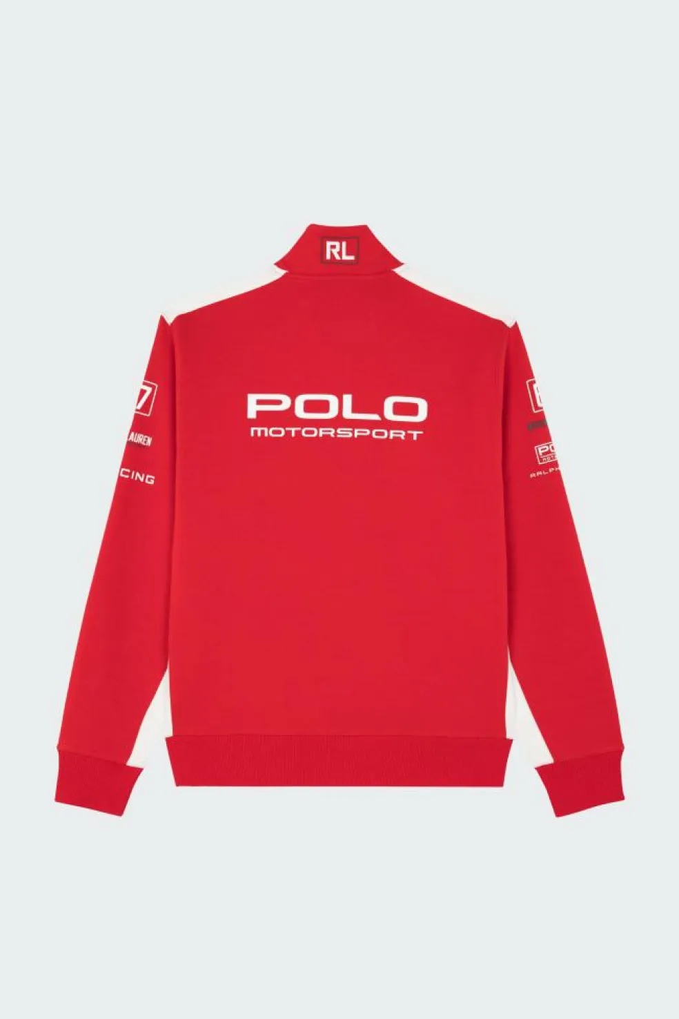 Stretch Double-Knit Graphic Track Jacket - Veste | Rouge