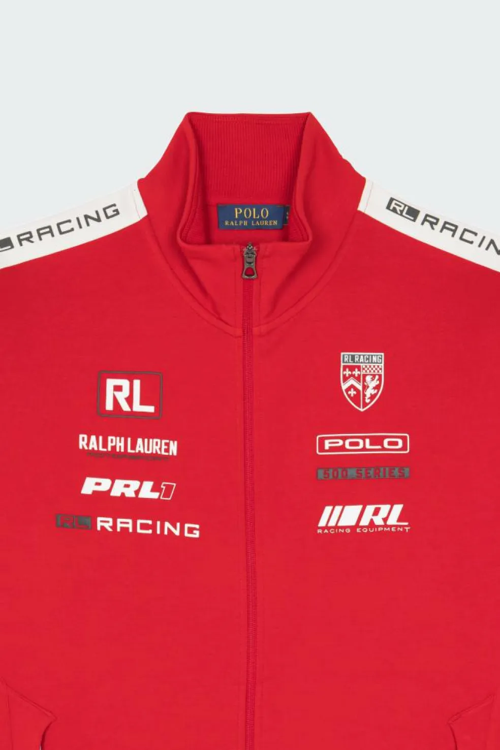 Stretch Double-Knit Graphic Track Jacket - Veste | Rouge