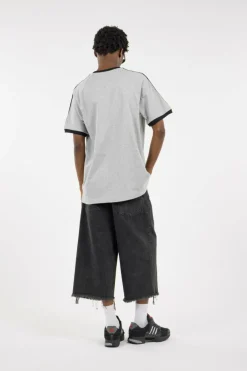 3-STRIPES TEE - T-shirt | Gris