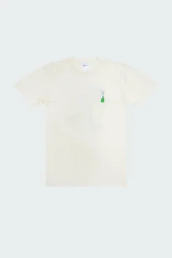 STRIPNDIP PKT - T-shirt | Beige