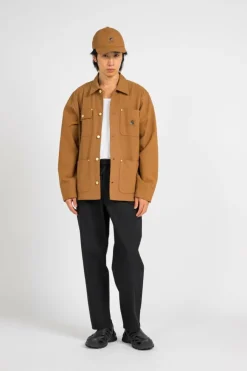 Suede Michigan Coat - Veste | Marron