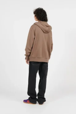 SUMMERDALE ZI - Hoodie zippé | Marron