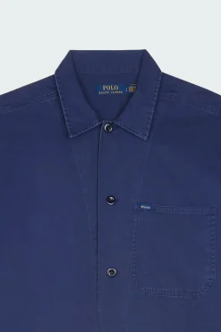 Surchemise en sergé - Chemise | Bleu