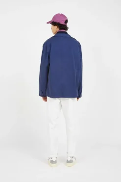 Surchemise en sergé - Chemise | Bleu