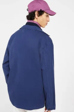 Surchemise en sergé - Chemise | Bleu