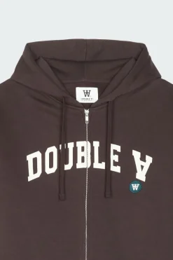 SWEA 10275616-2424 ZAN AA ZIP 9014 BLACK - Hoodie zippé | Noir