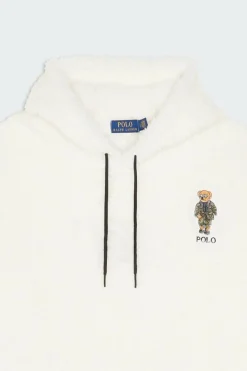 Sweat à capuche Polo Bear en sherpa - Sweatshirt | Beige