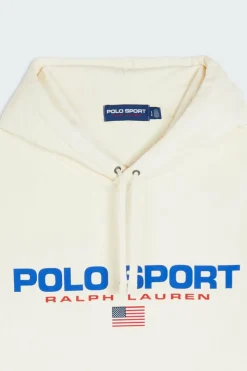 Sweat à capuche Polo Sport en molleton - Hoodie | Beige