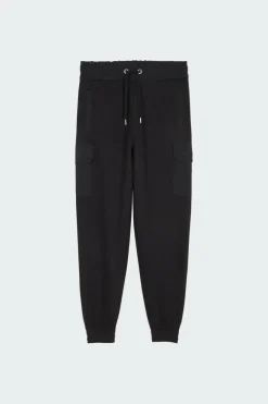 Sweat Nylon Cargo - Jogging | Noir